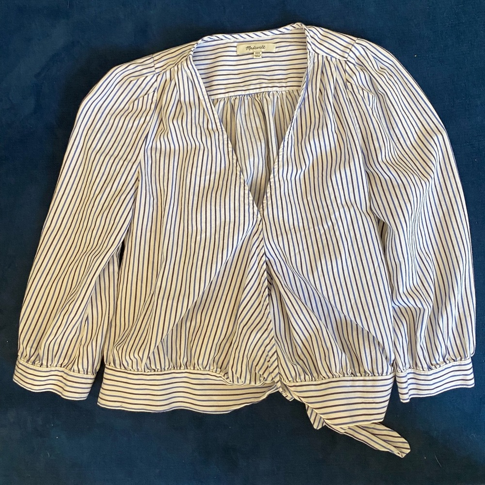 Madewell xxs cross over tie top